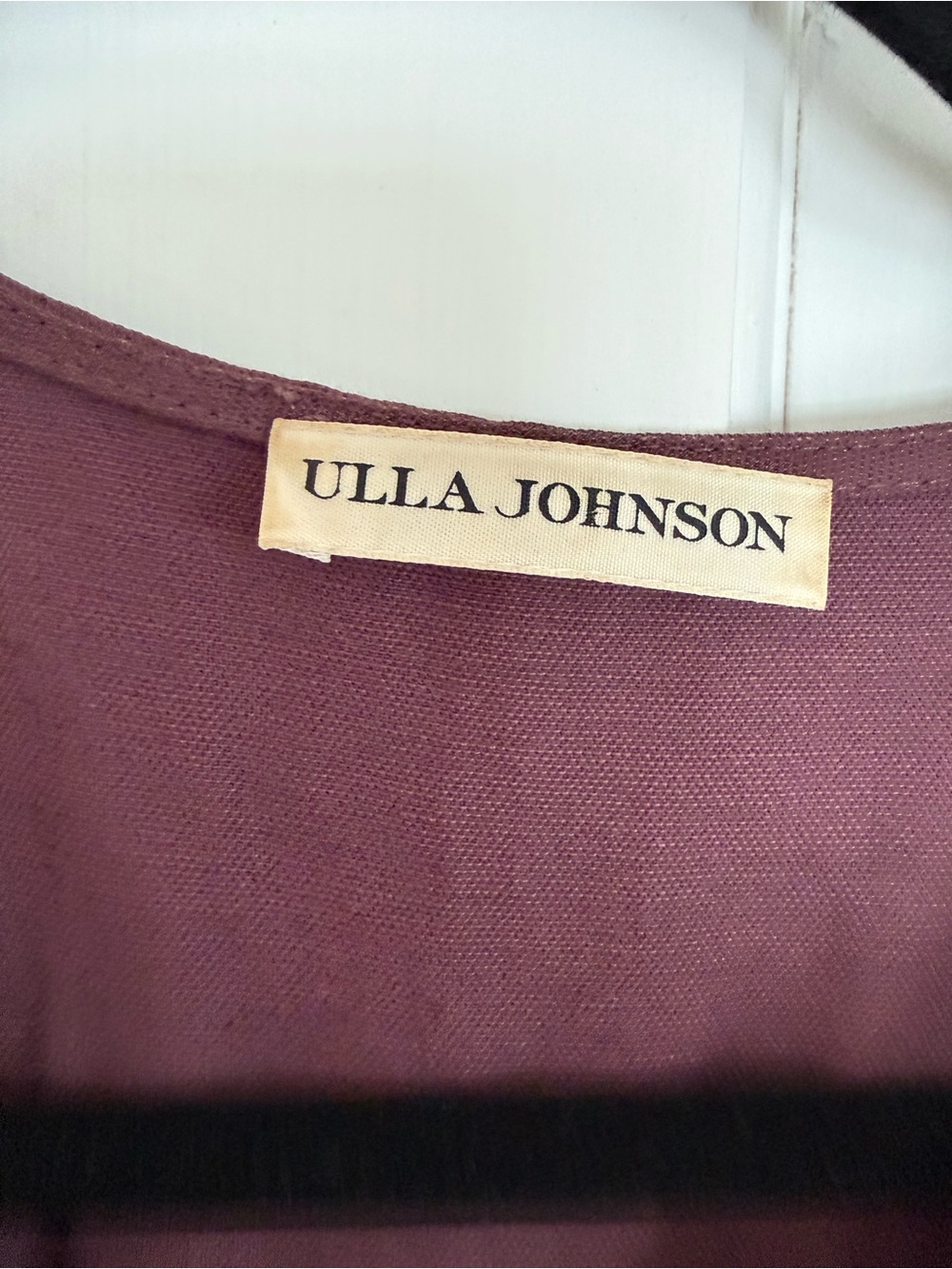 Ulla Johnson Plum Crewneck Top Jumpsuit